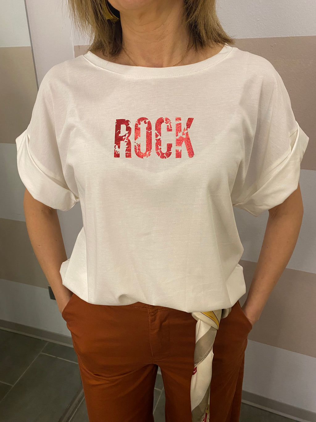 T-shirt stampa Rock Kikisix