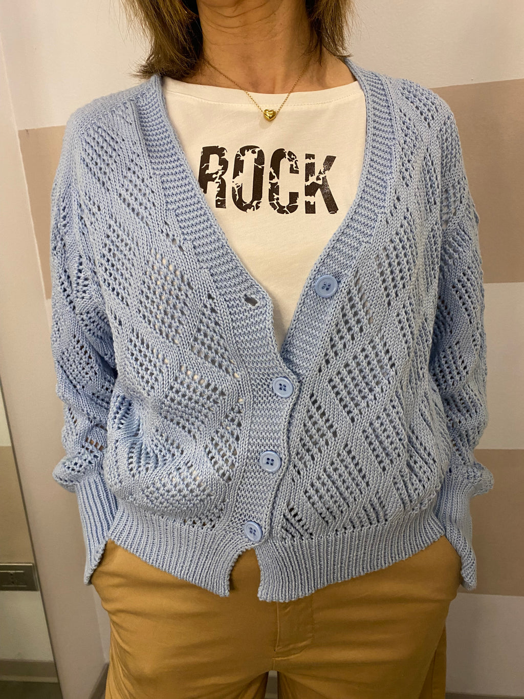 Cardigan traforato Youdecide
