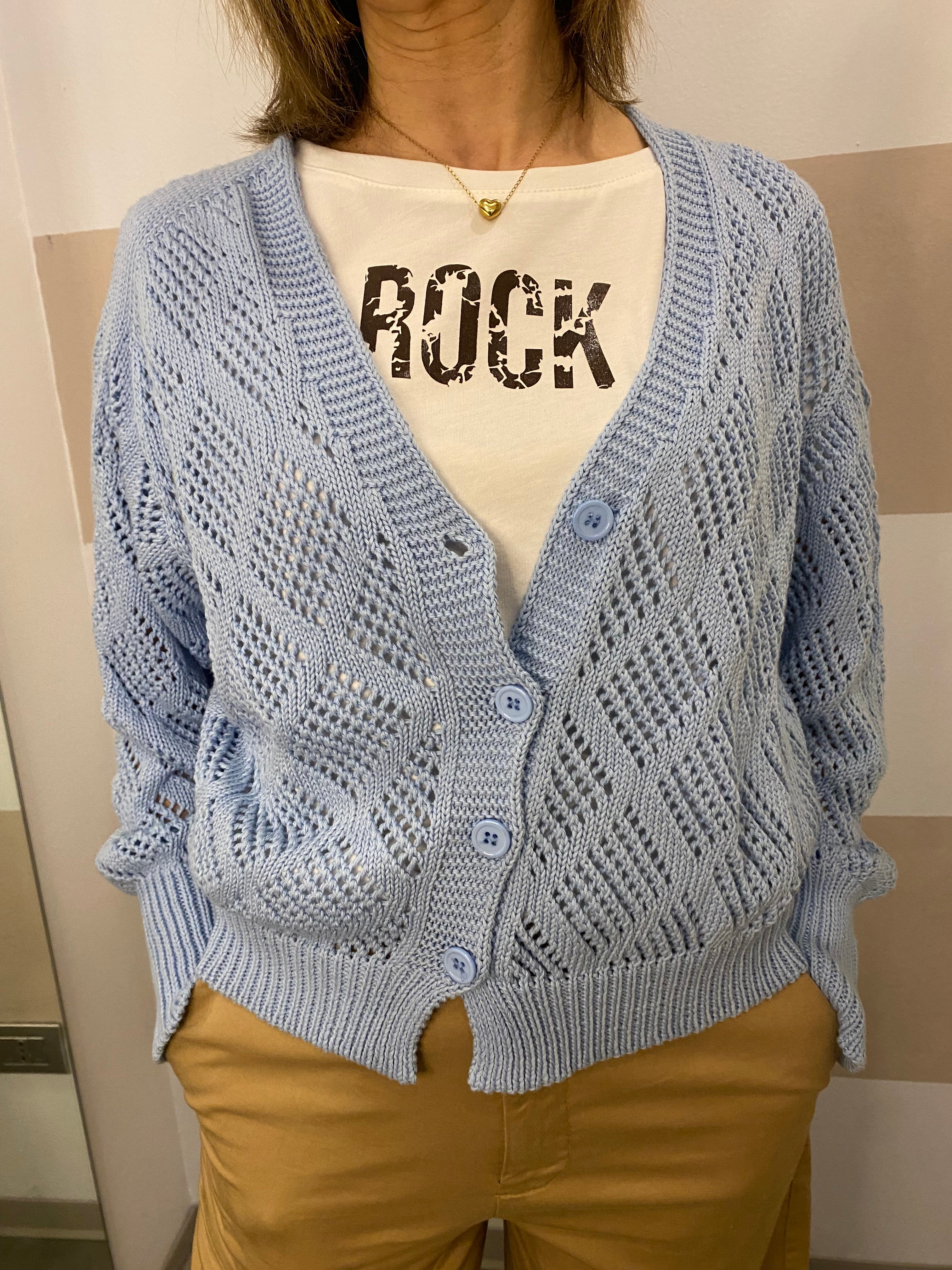 Cardigan traforato Youdecide
