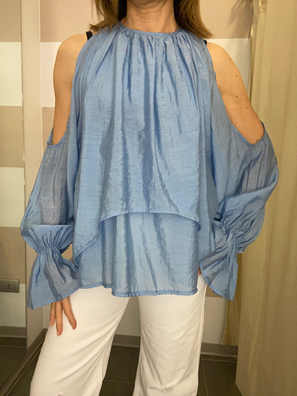 Blusa in mussola cut out Youdecide
