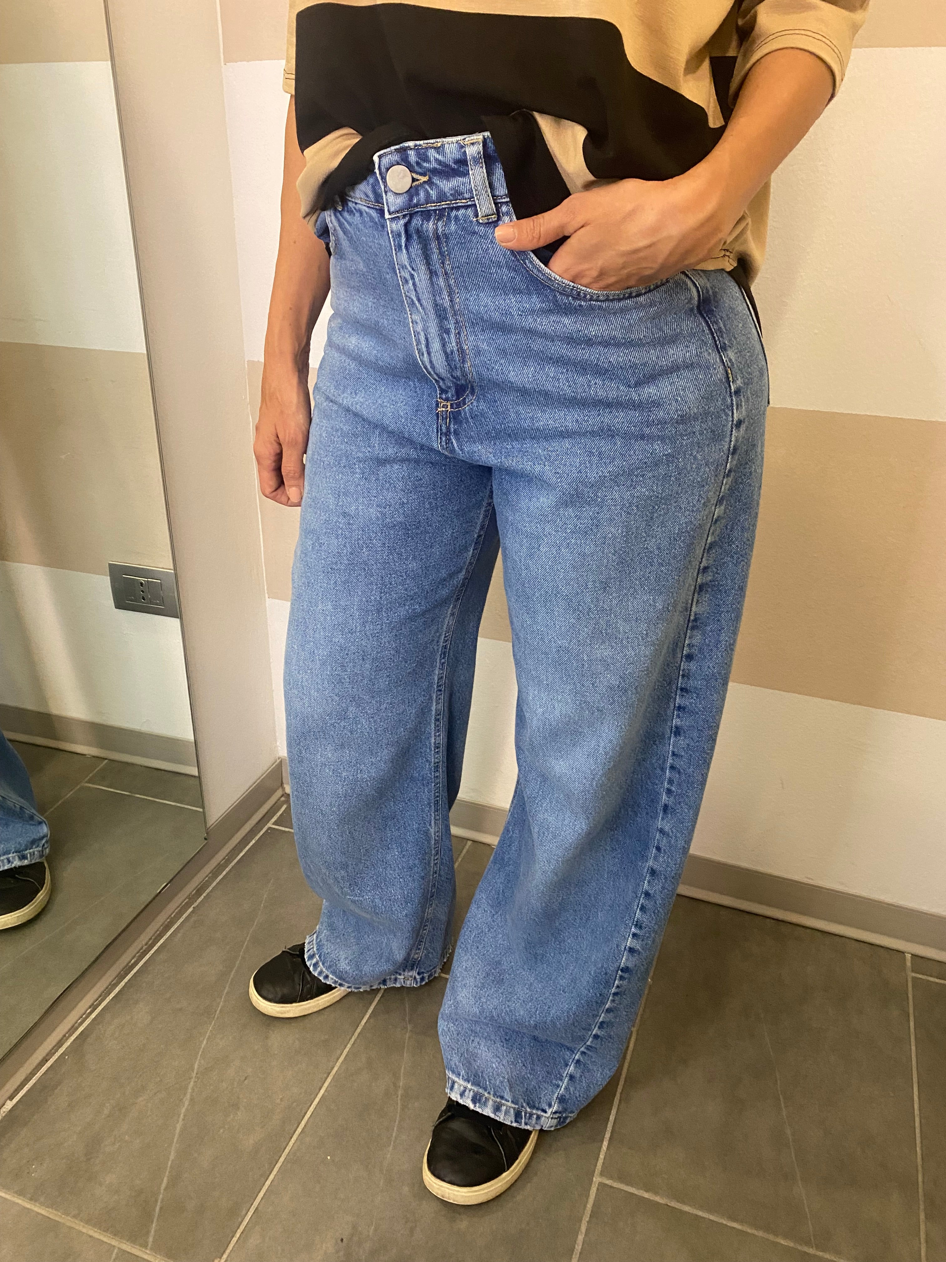 Jeans palazzo Kikisix