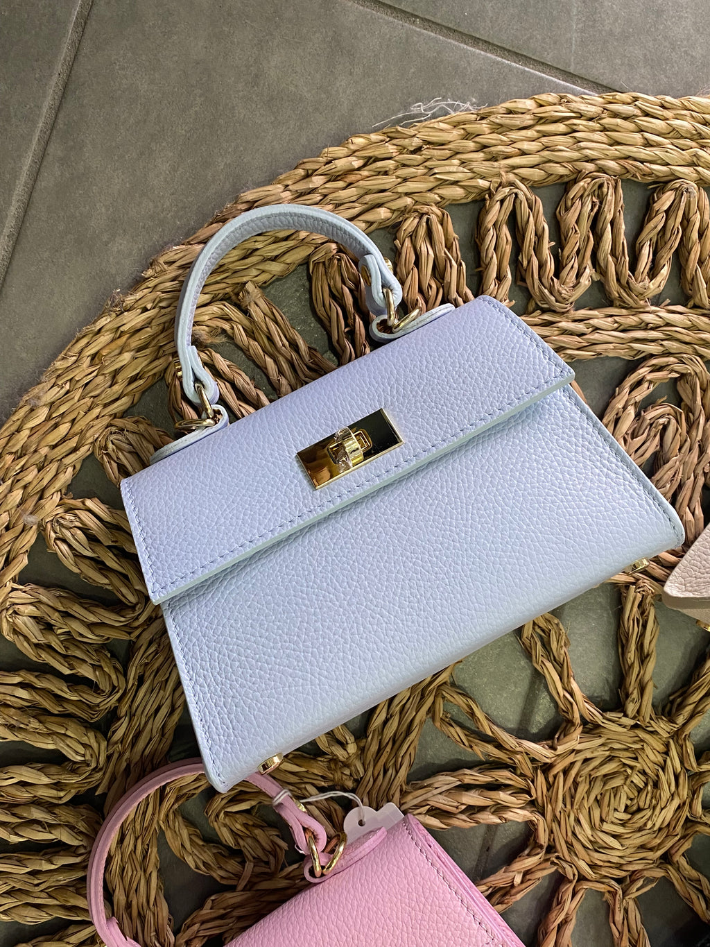 Borsa in pelle tipo Hermes