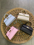 Borsa in pelle tipo Hermes