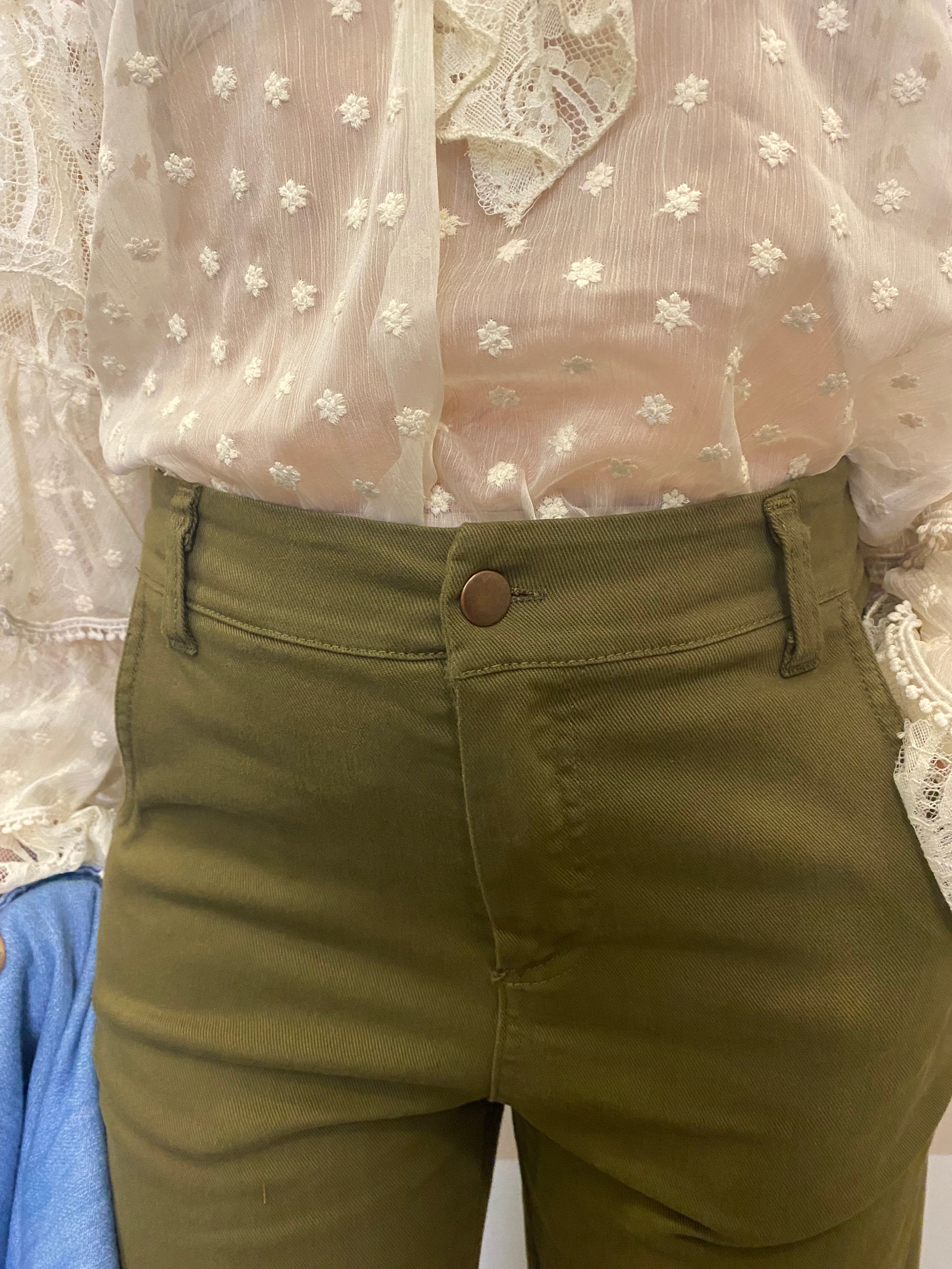 Pantalone barrel in cotone Kontatto