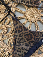 Bikini a triangolo maculato