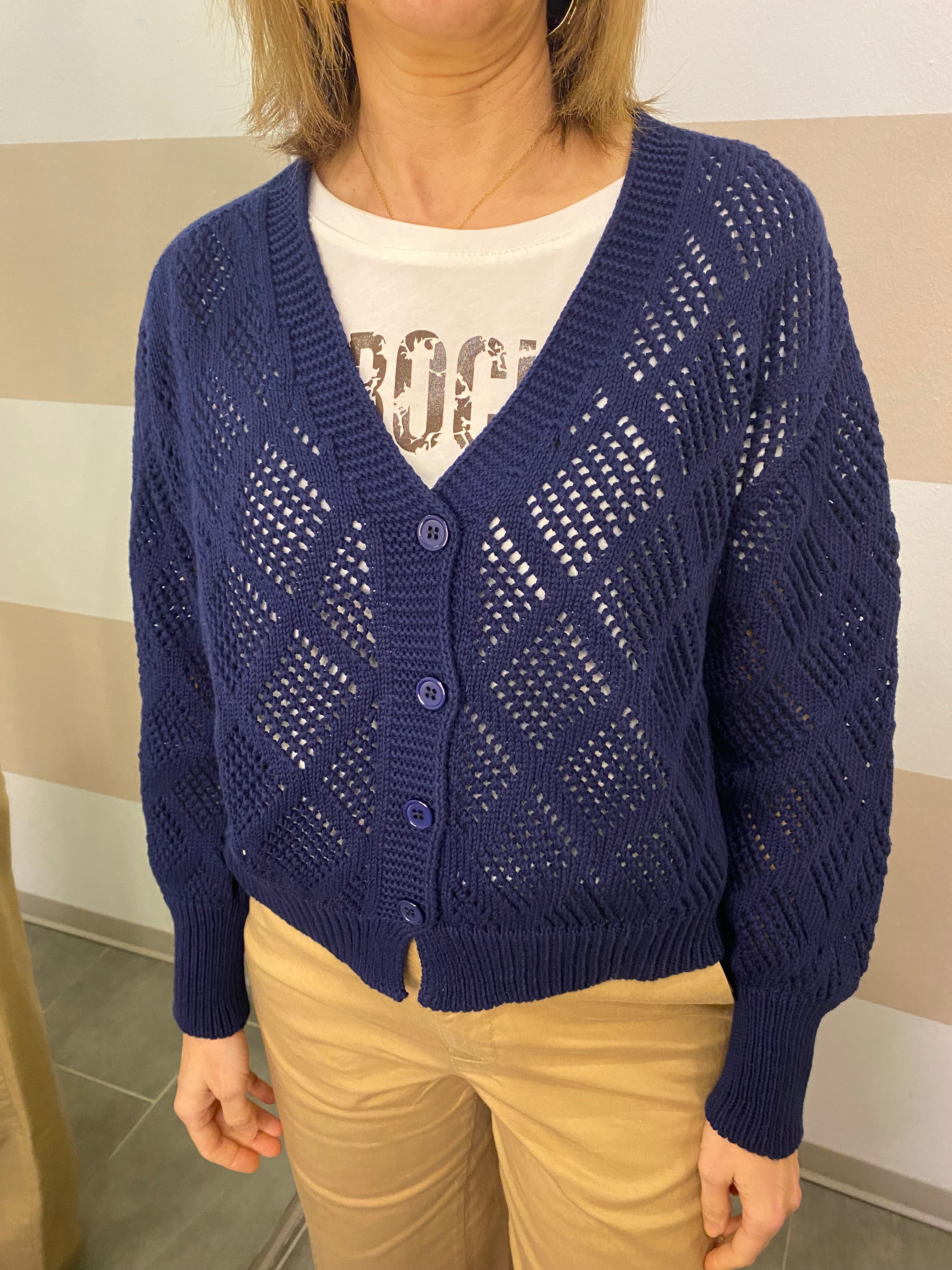 Cardigan traforato Youdecide