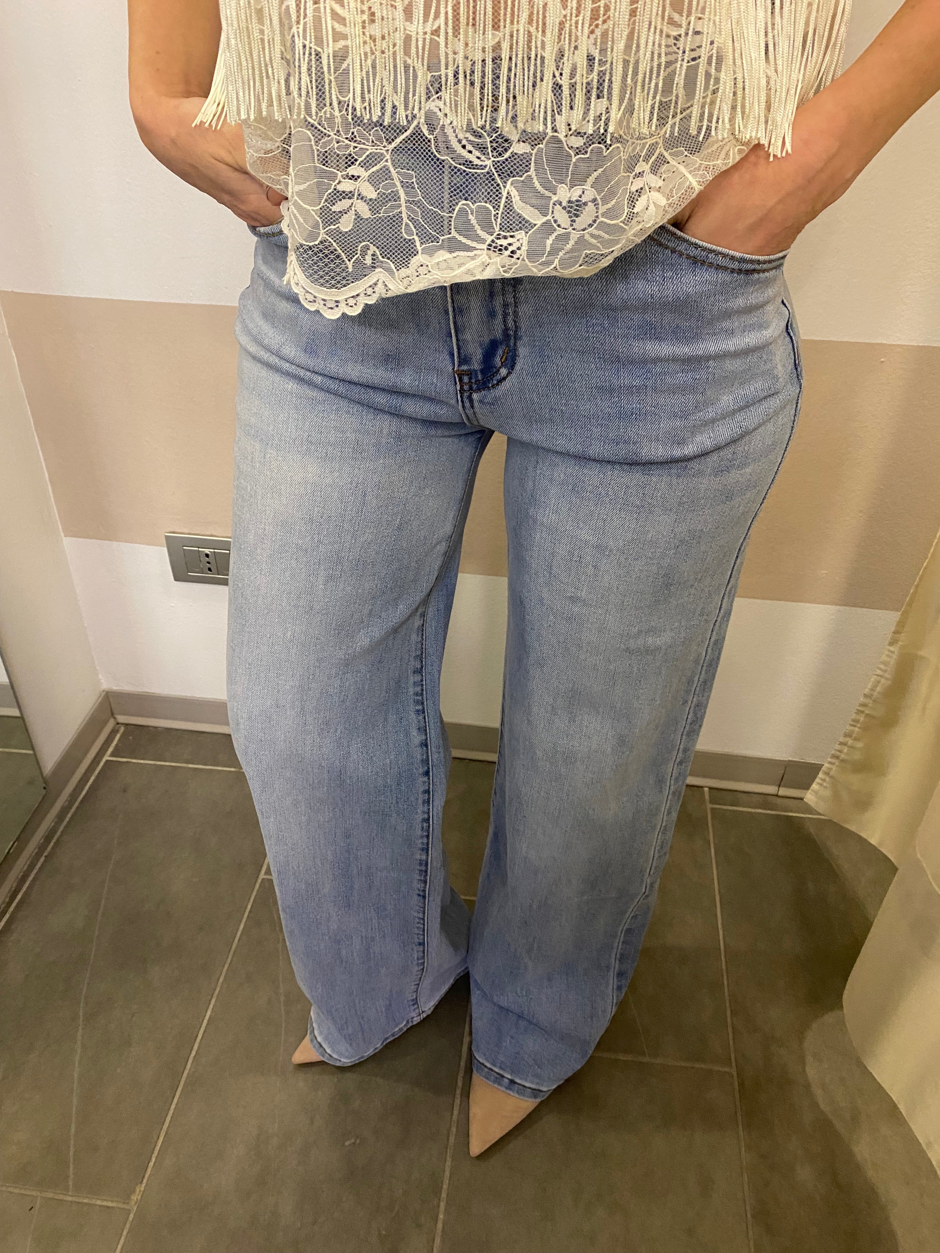 Jeans a palazzo Kikisix