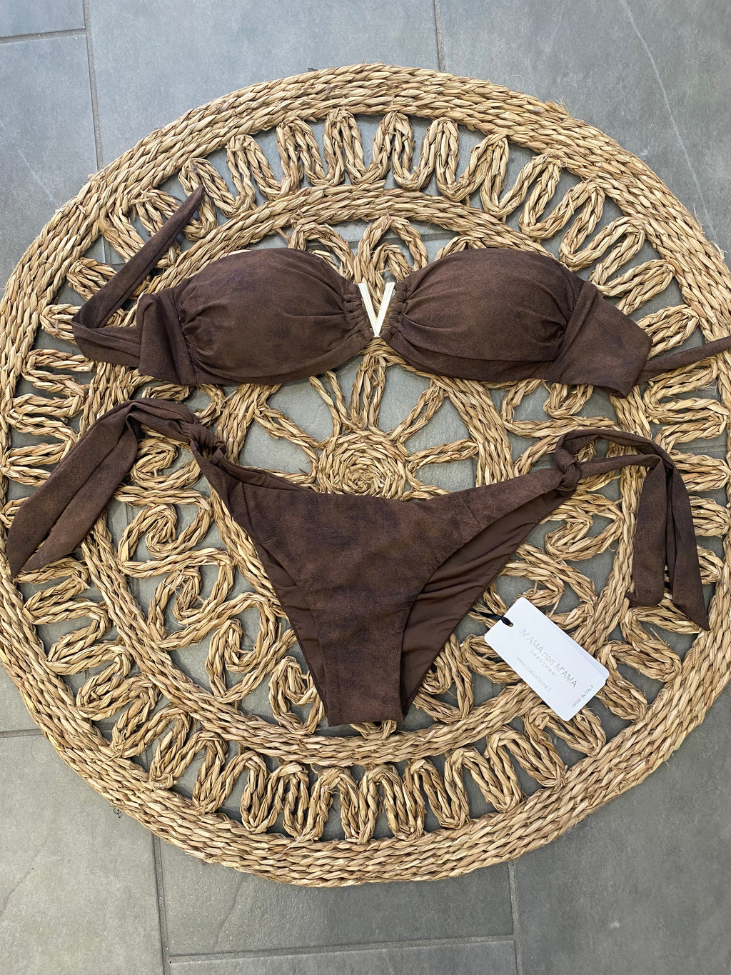 Bikini fascia a V dainette