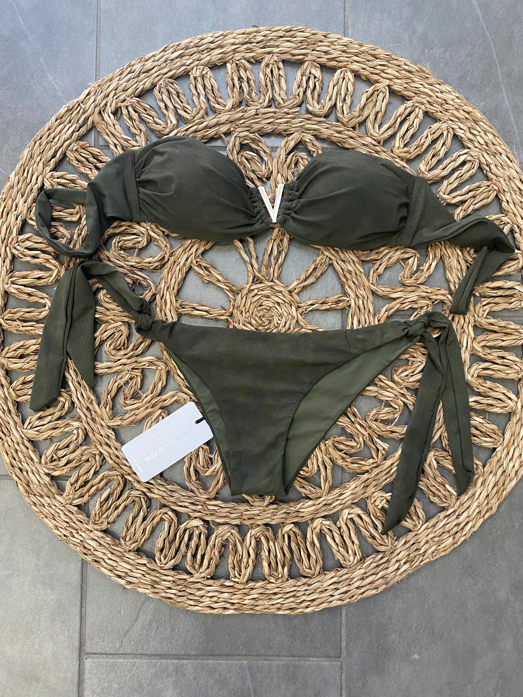 Bikini fascia a V dainette