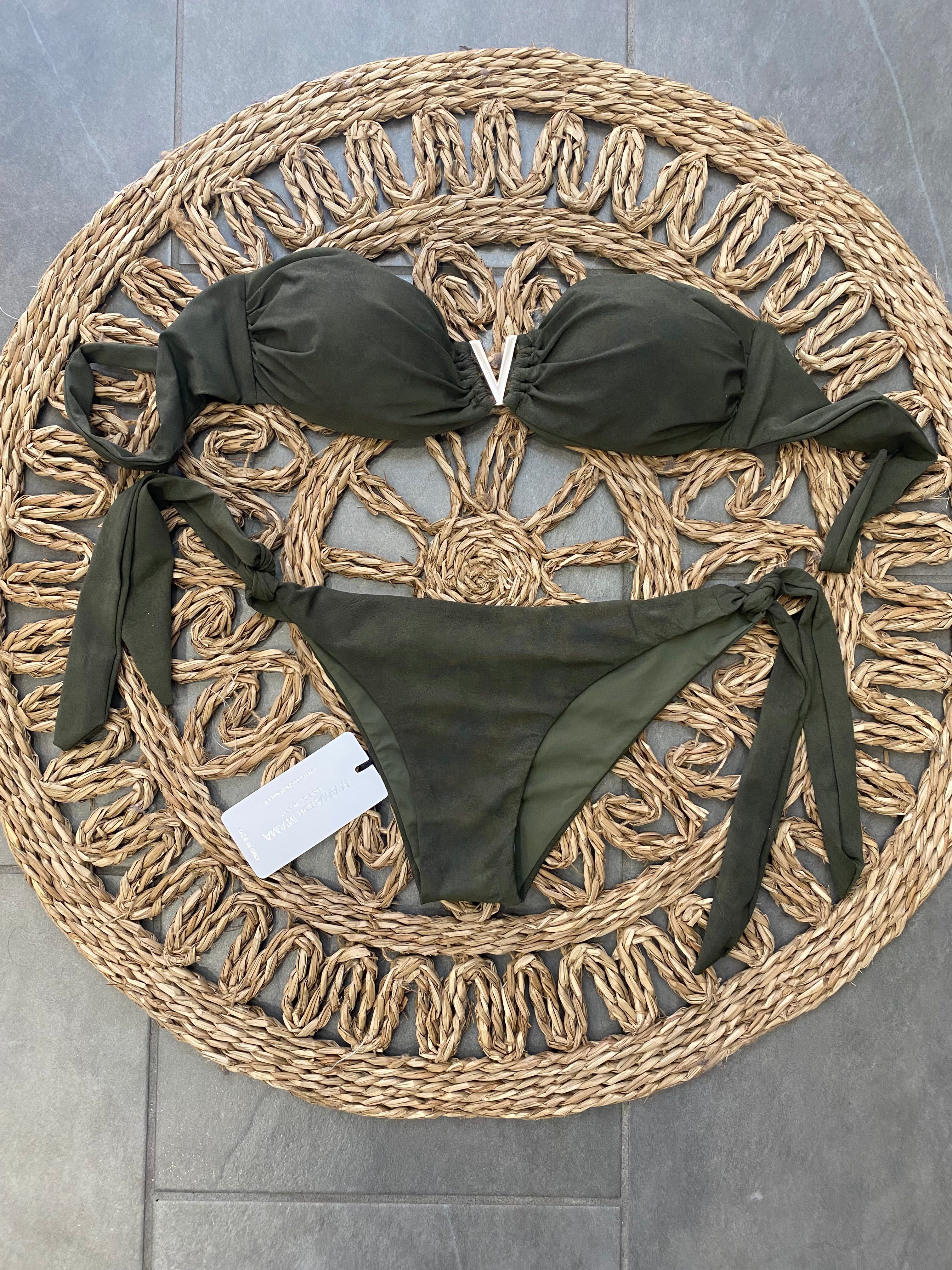 Bikini fascia a V dainette