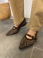 Ballerina a rete con strass