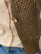 Giacchina in maglia traforata Kontatto