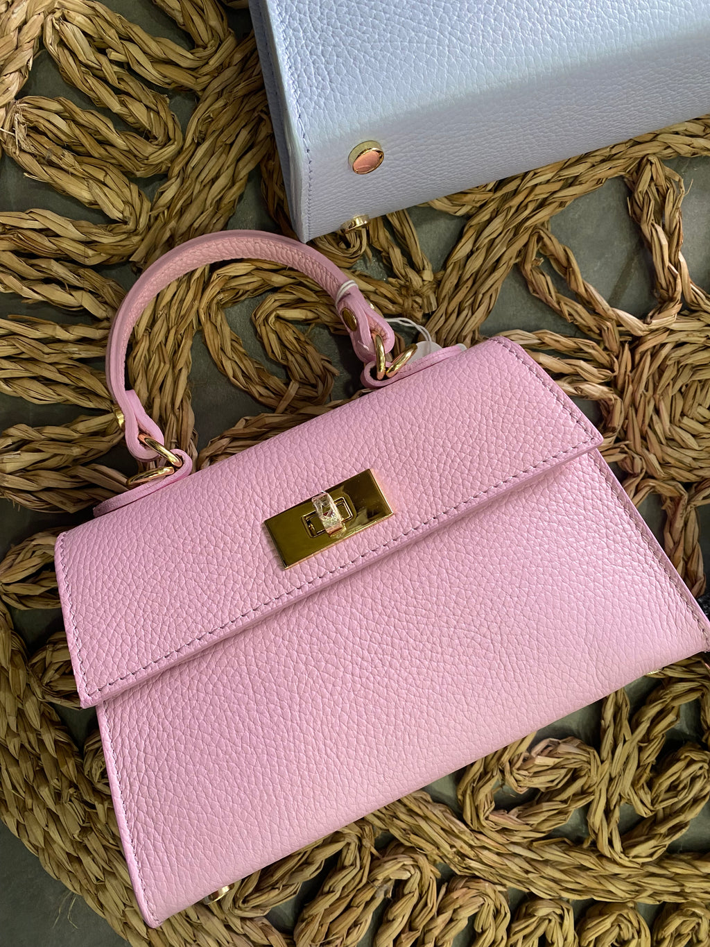 Borsa in pelle tipo Hermes
