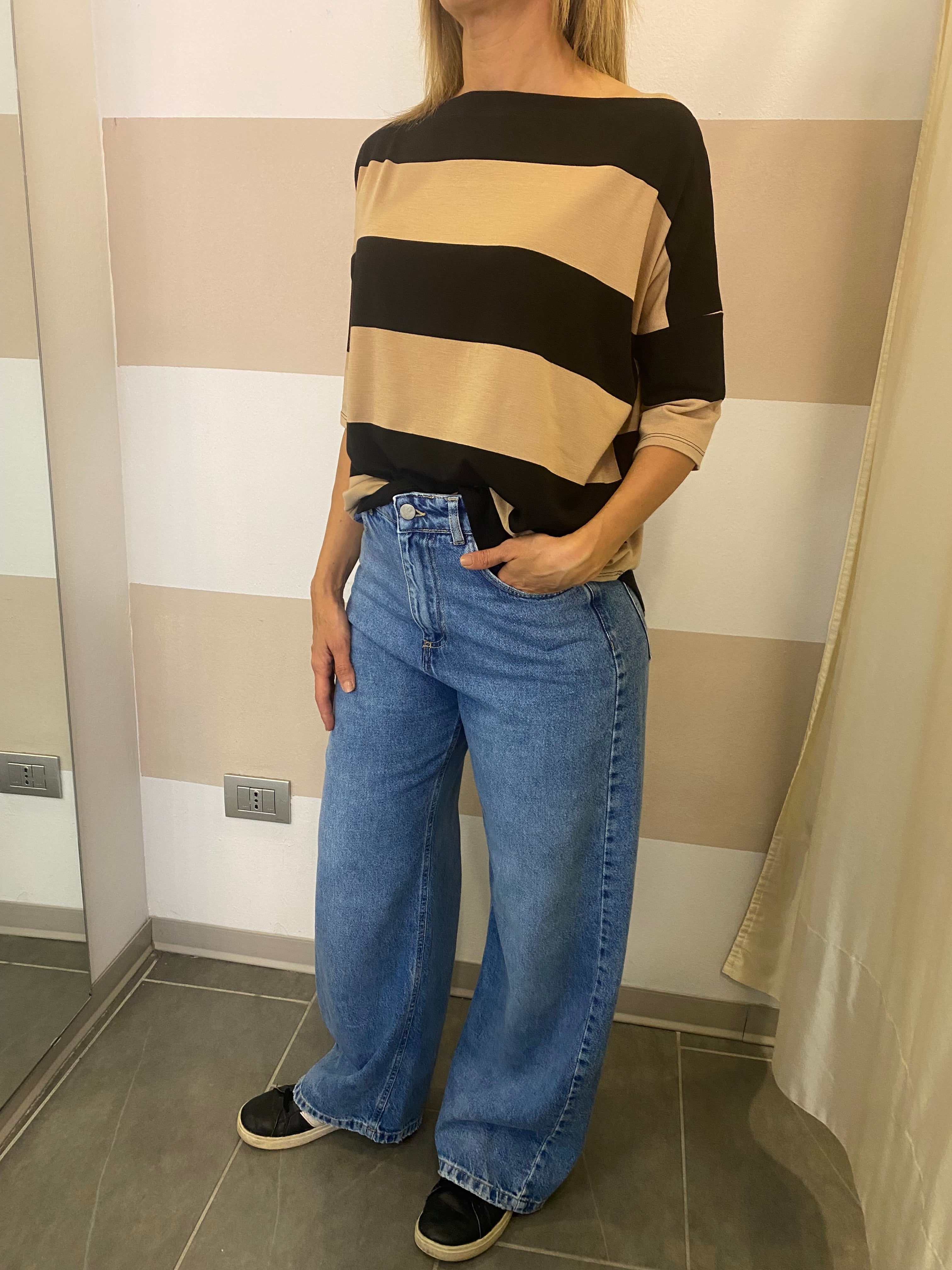 Jeans palazzo Kikisix