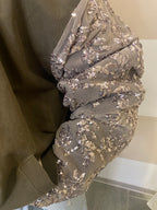 Bomber con manica paillettes