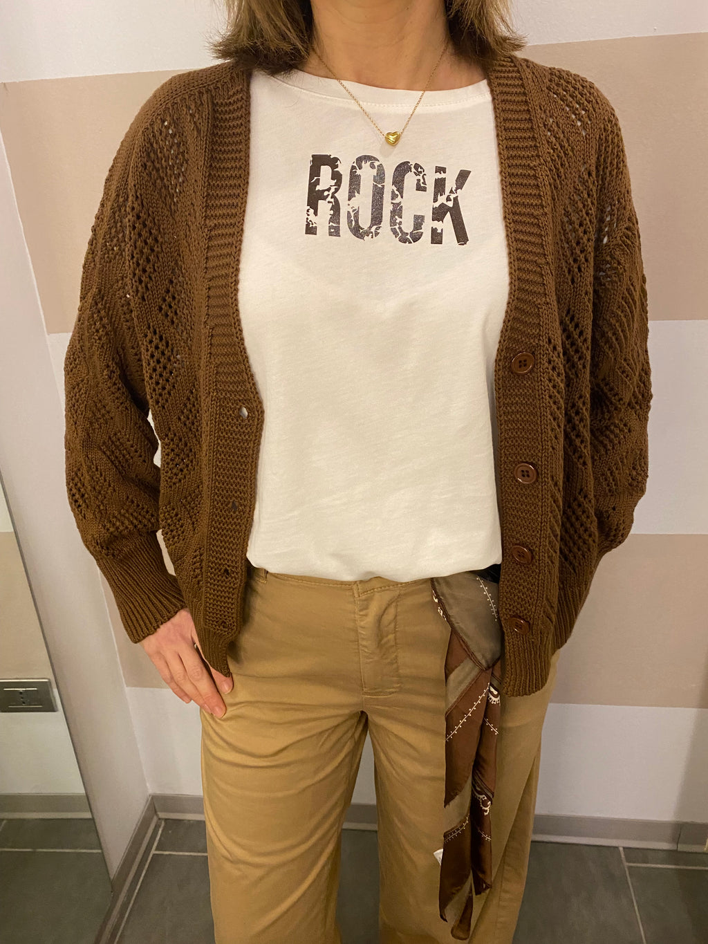 Cardigan traforato Youdecide