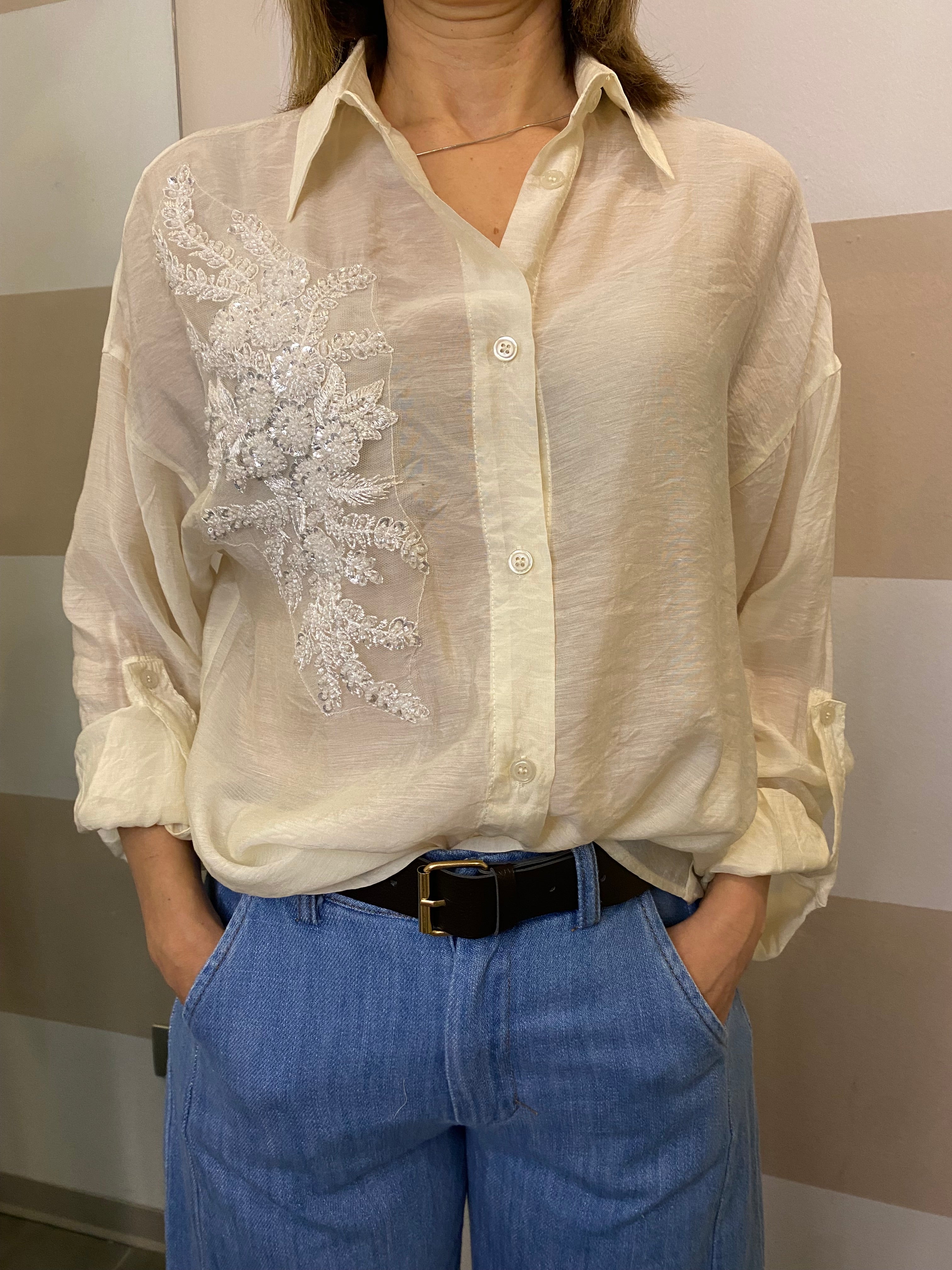 Camicia con ricamo Youdecide