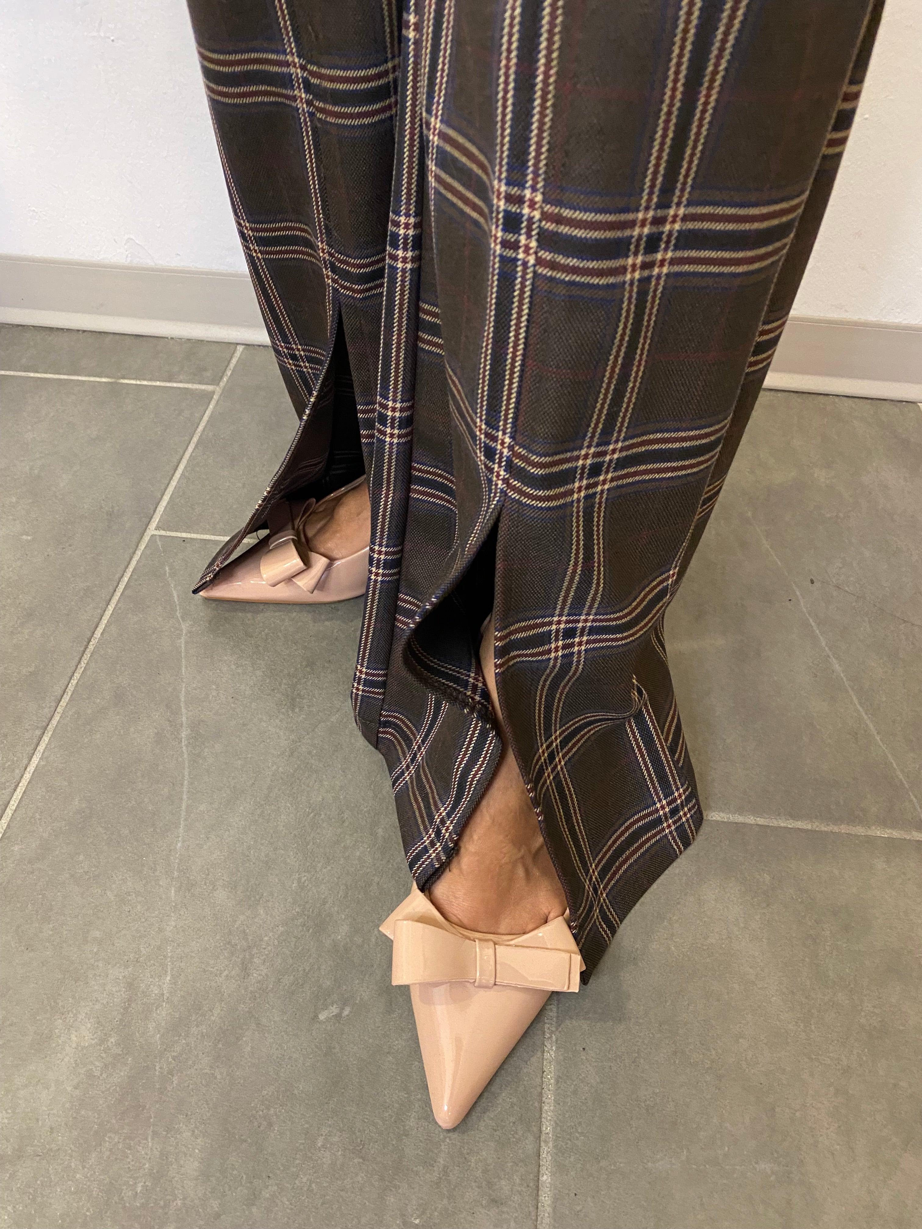 Pantalone palazzo scozzese Kikisix