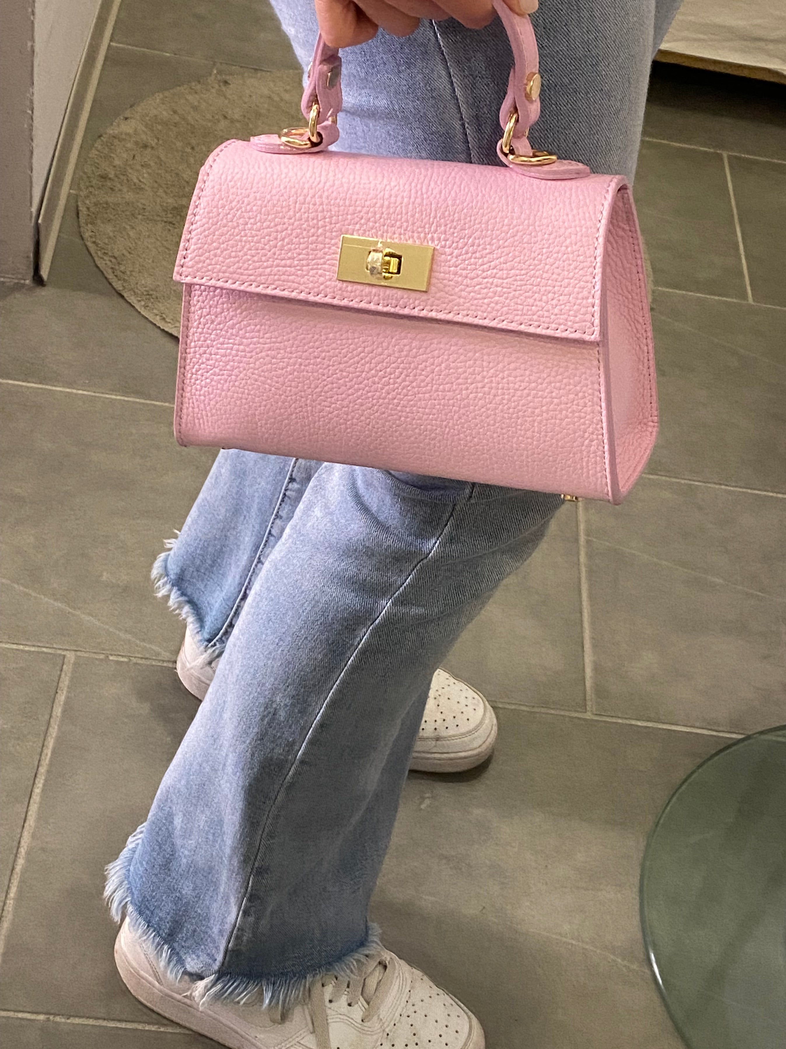 Borsa in pelle tipo Hermes