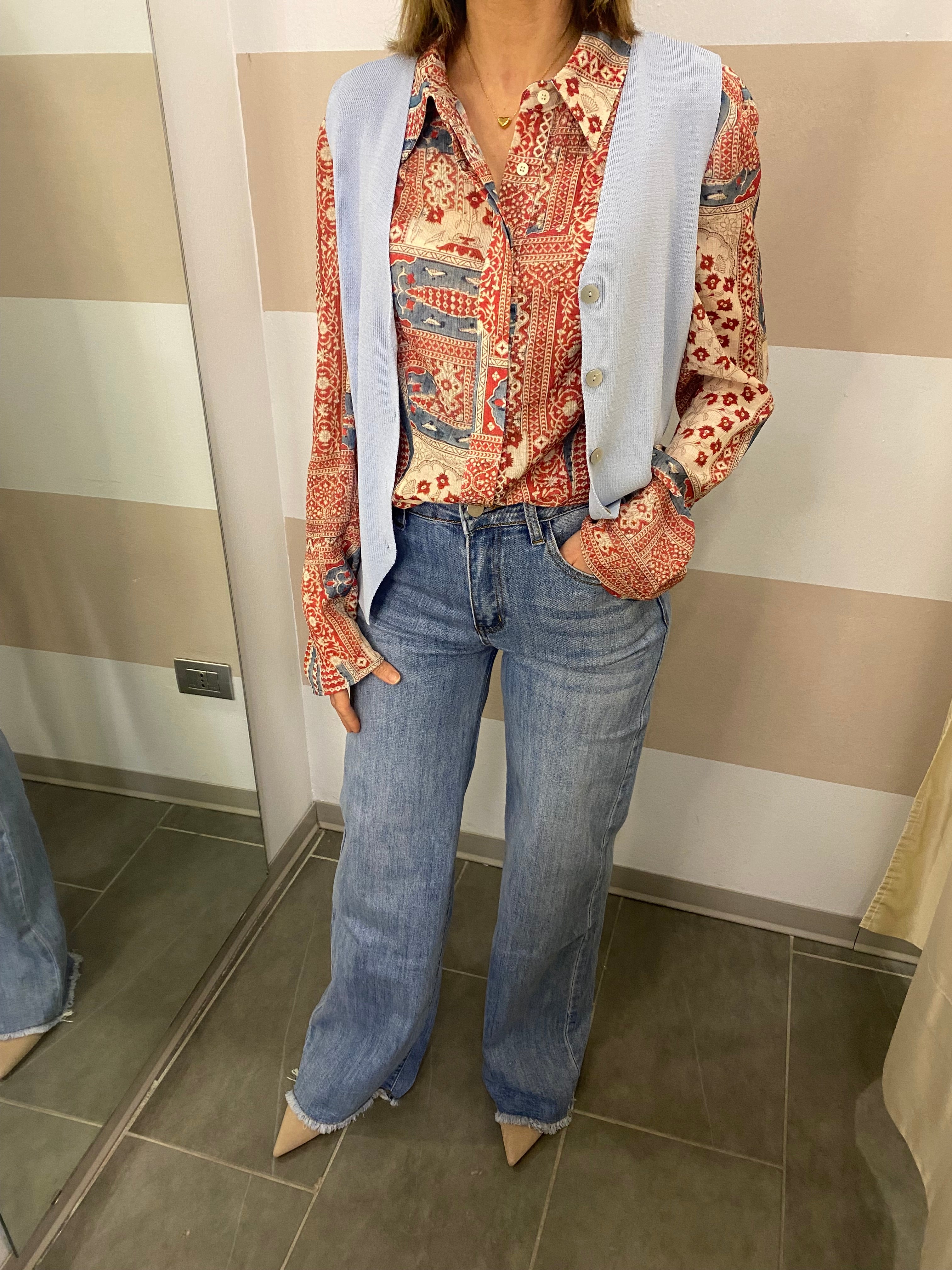 Jeans taglio vivo Kikisix