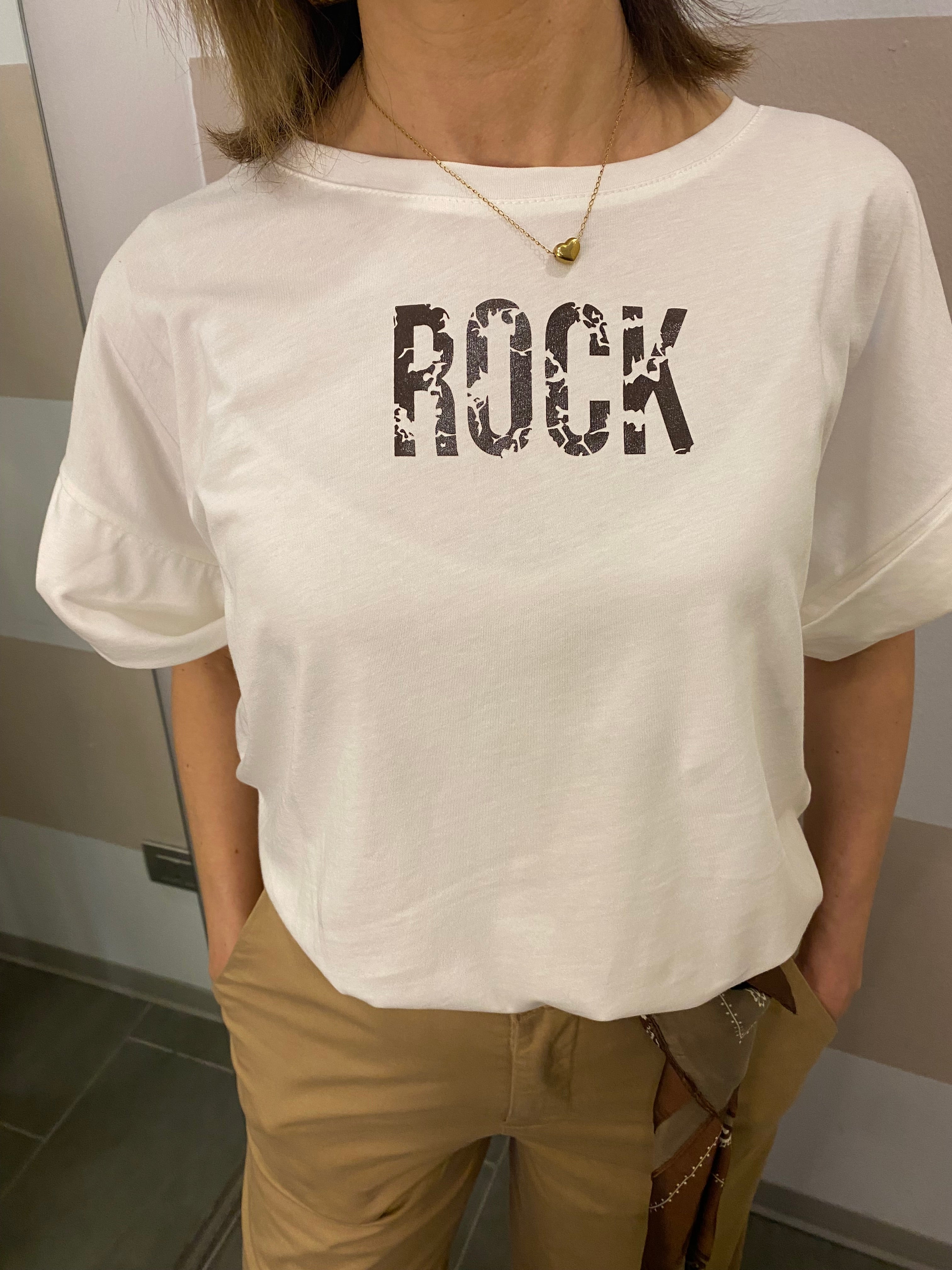 T-shirt stampa Rock Kikisix