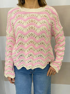 Maglia righe traforata Youdecide