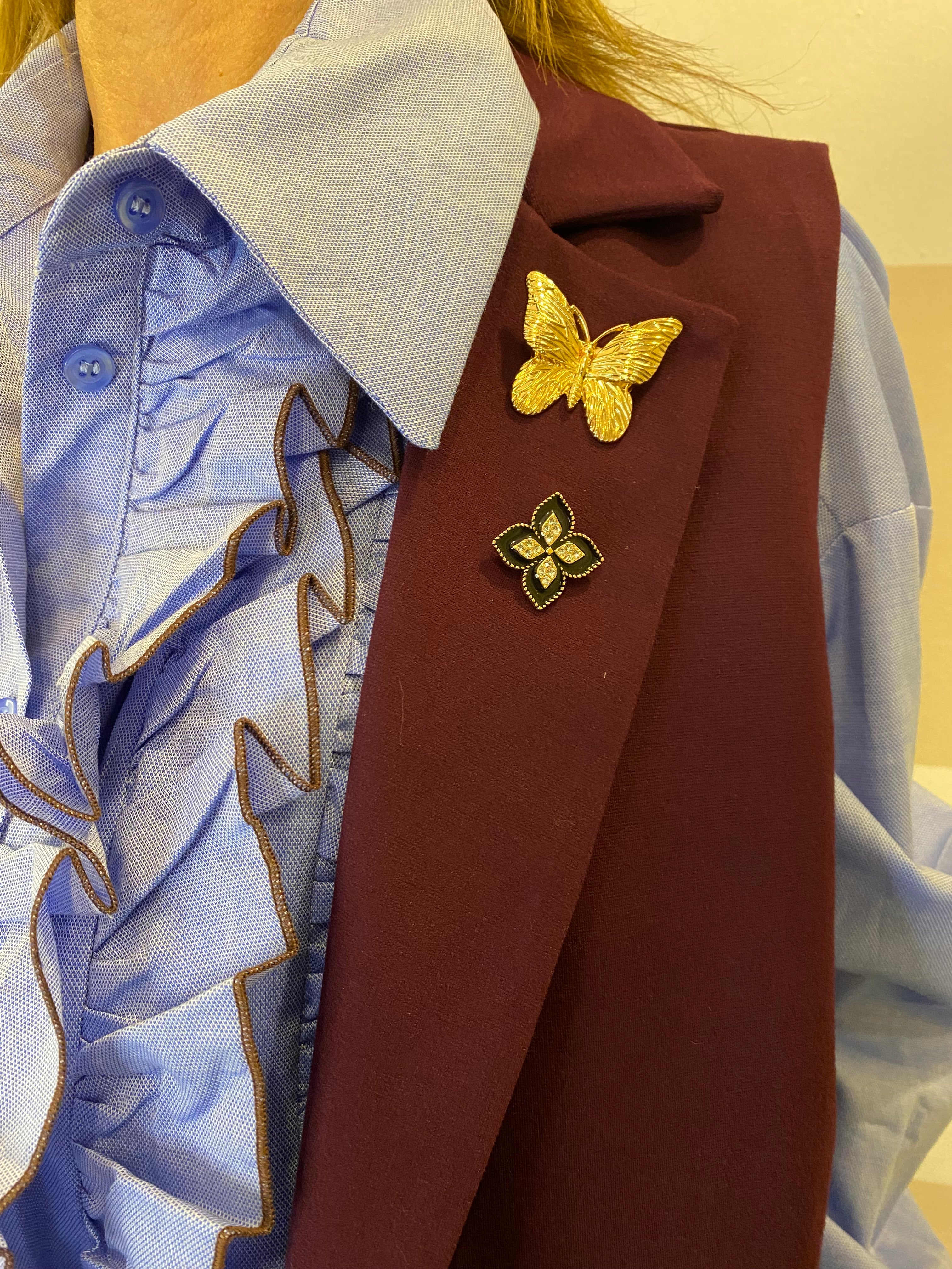 Camicia con rouche Kikisix