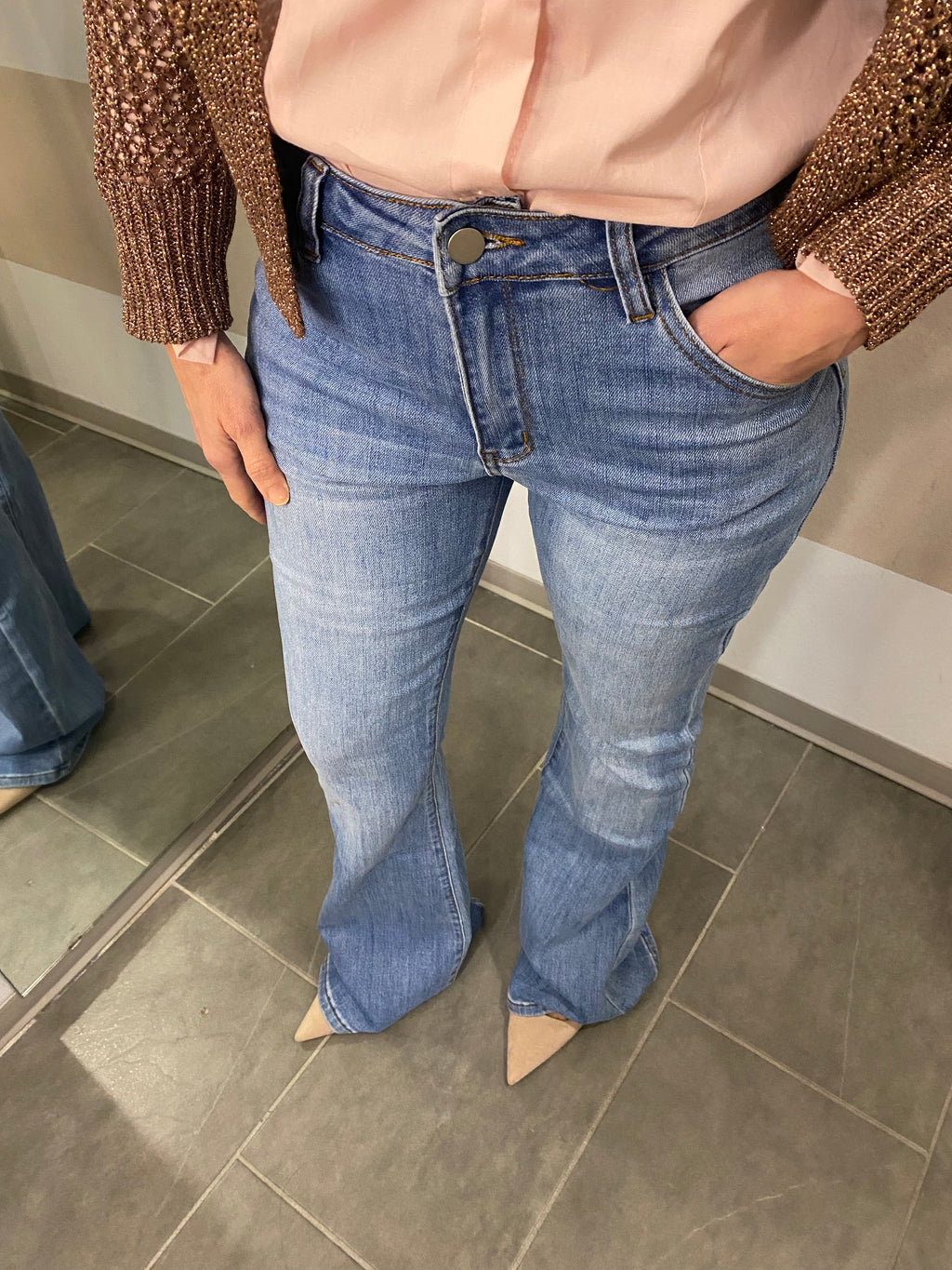 Jeans flare Kikisix