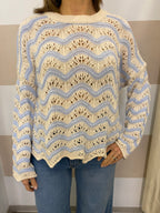 Maglia righe traforata Youdecide