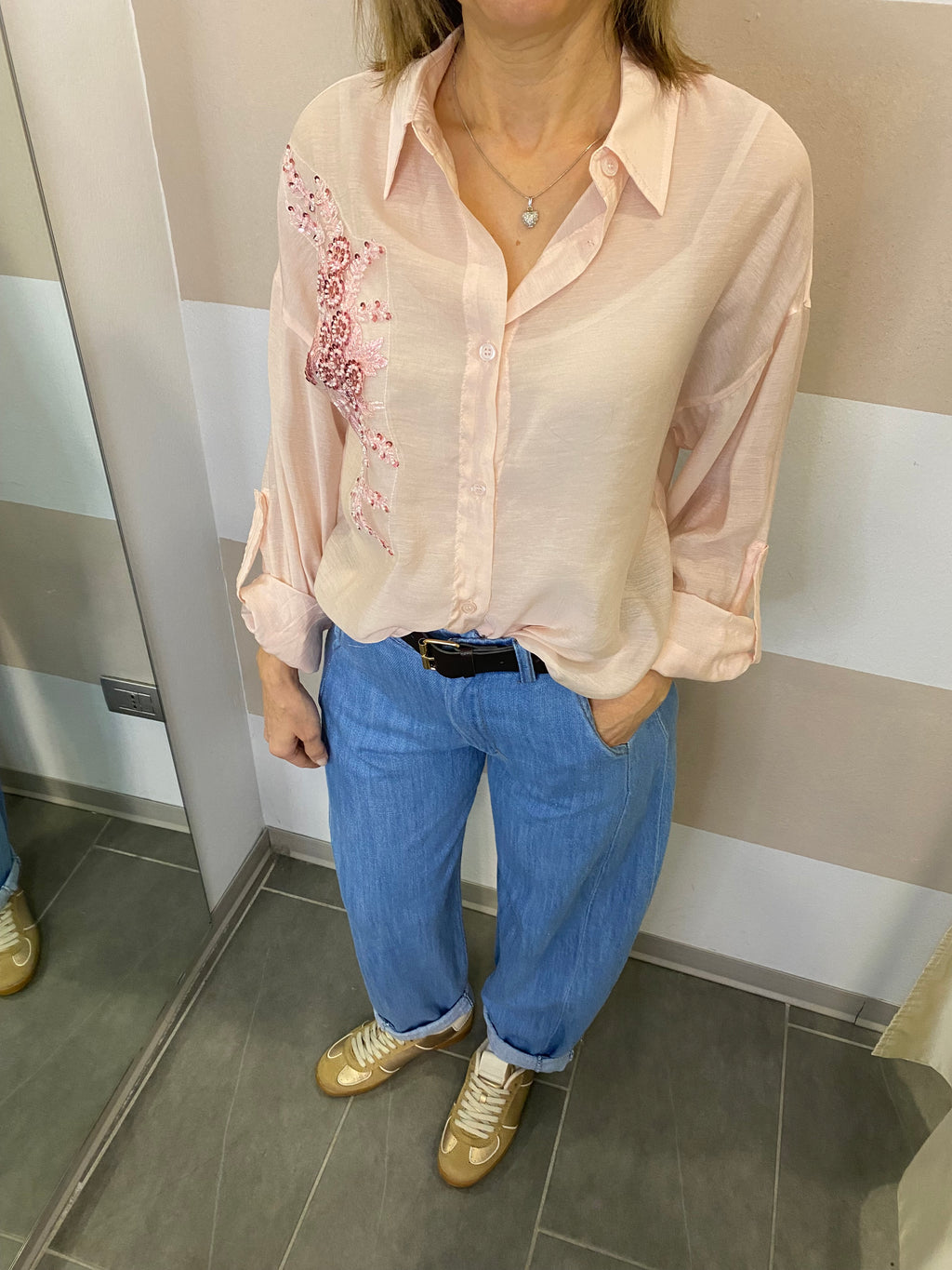 Camicia con ricamo Youdecide