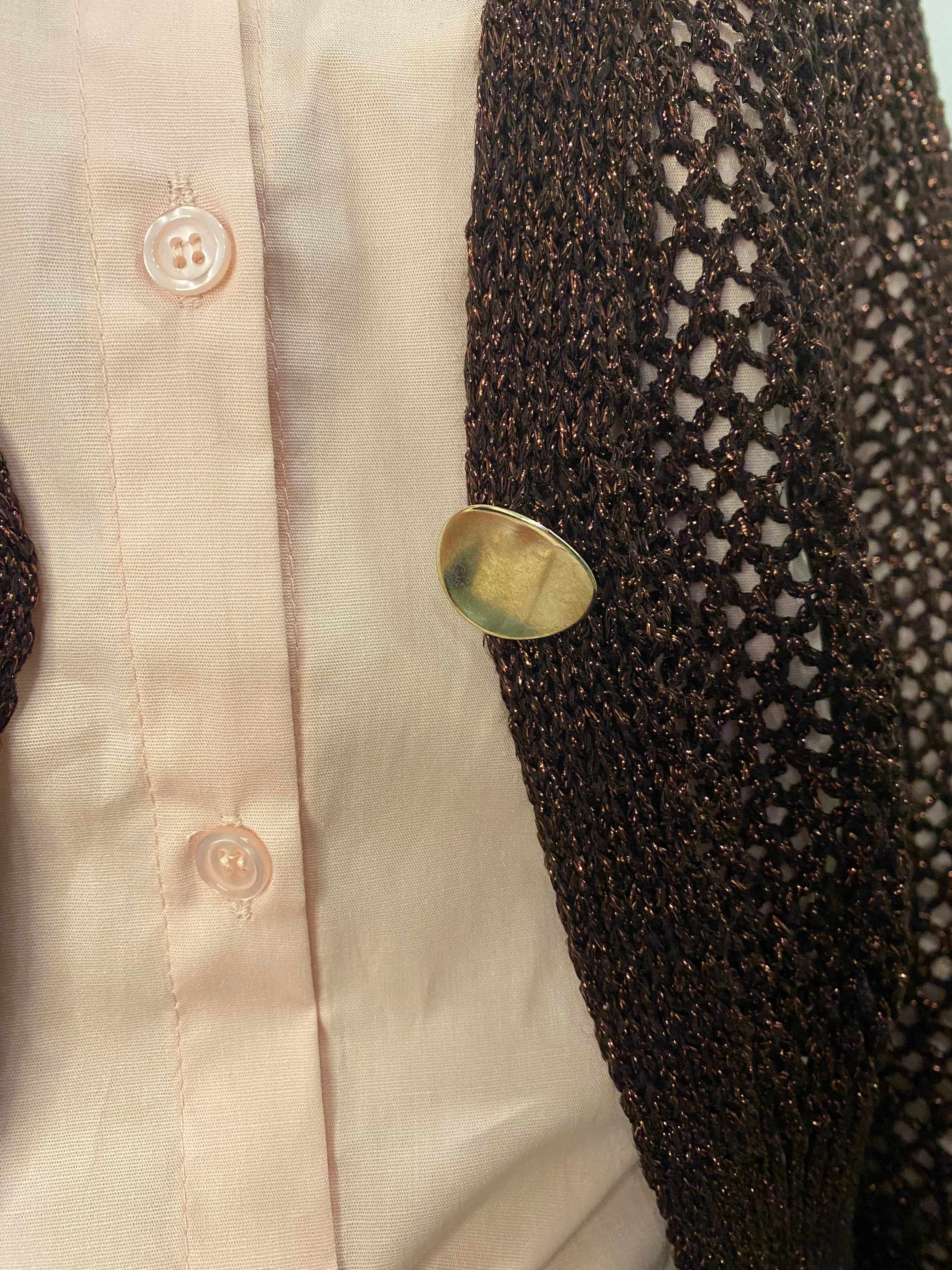 Giacchina in maglia traforata Kontatto