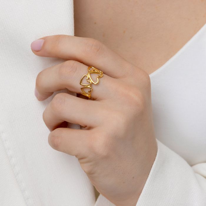 Anello cuori