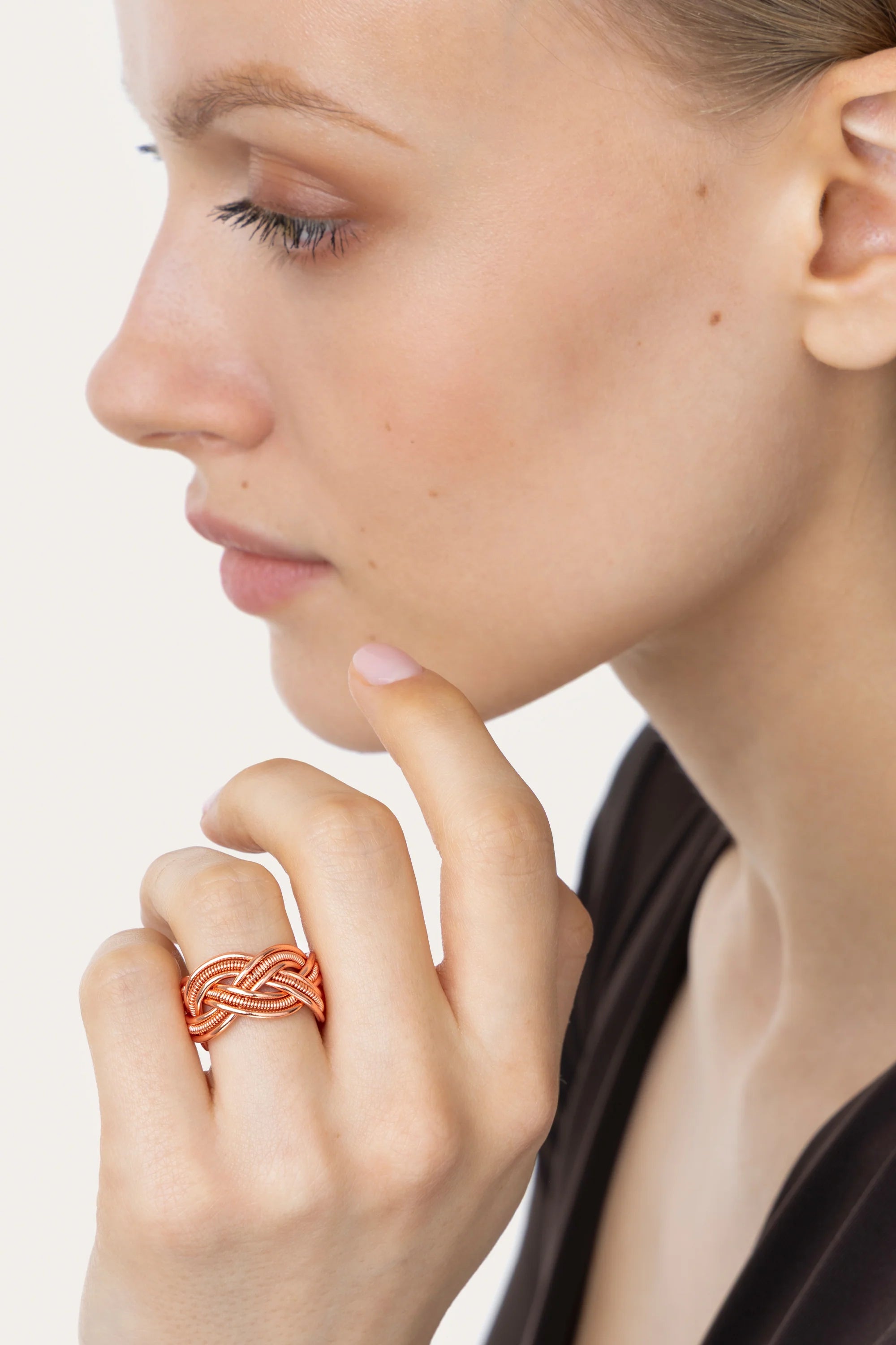 Anello treccia