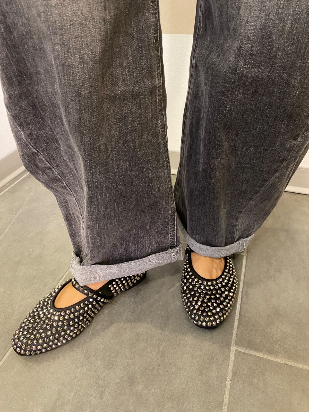 Ballerina Mary Jane con  strass