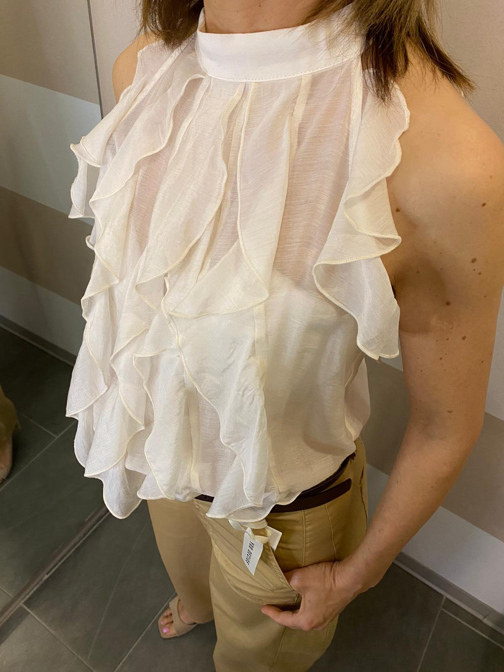 Top con rouches Youdecide