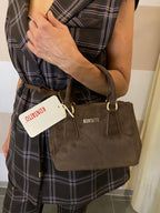 Minibag  in eco camoscio KONTATTO