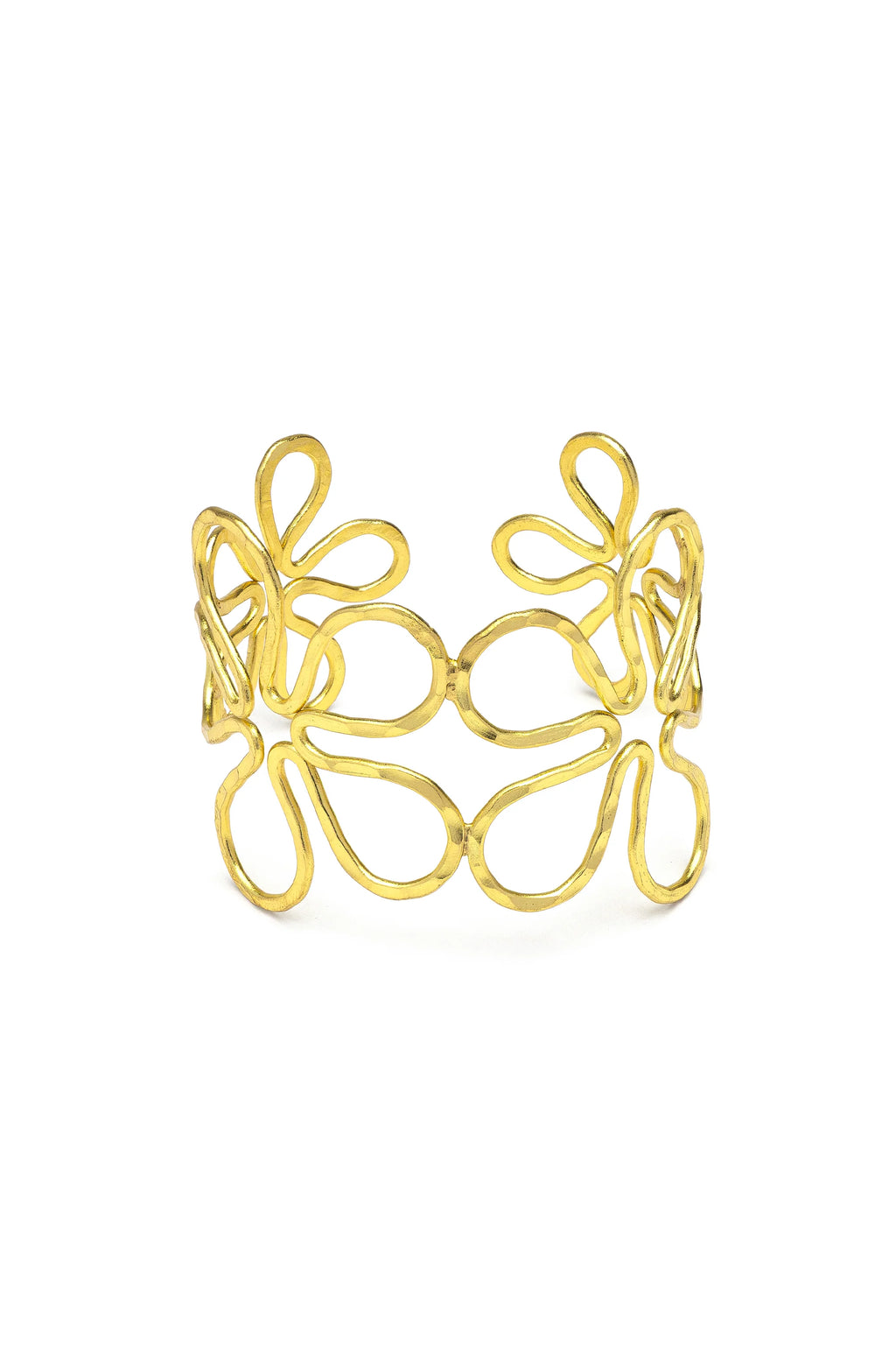 Bracciale a fascia fiori