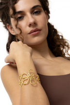Bracciale a fascia fiori