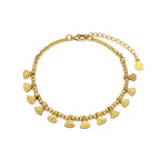 Cavigliera oro Pendenti