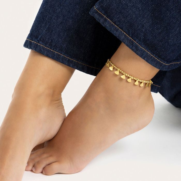 Cavigliera oro Pendenti