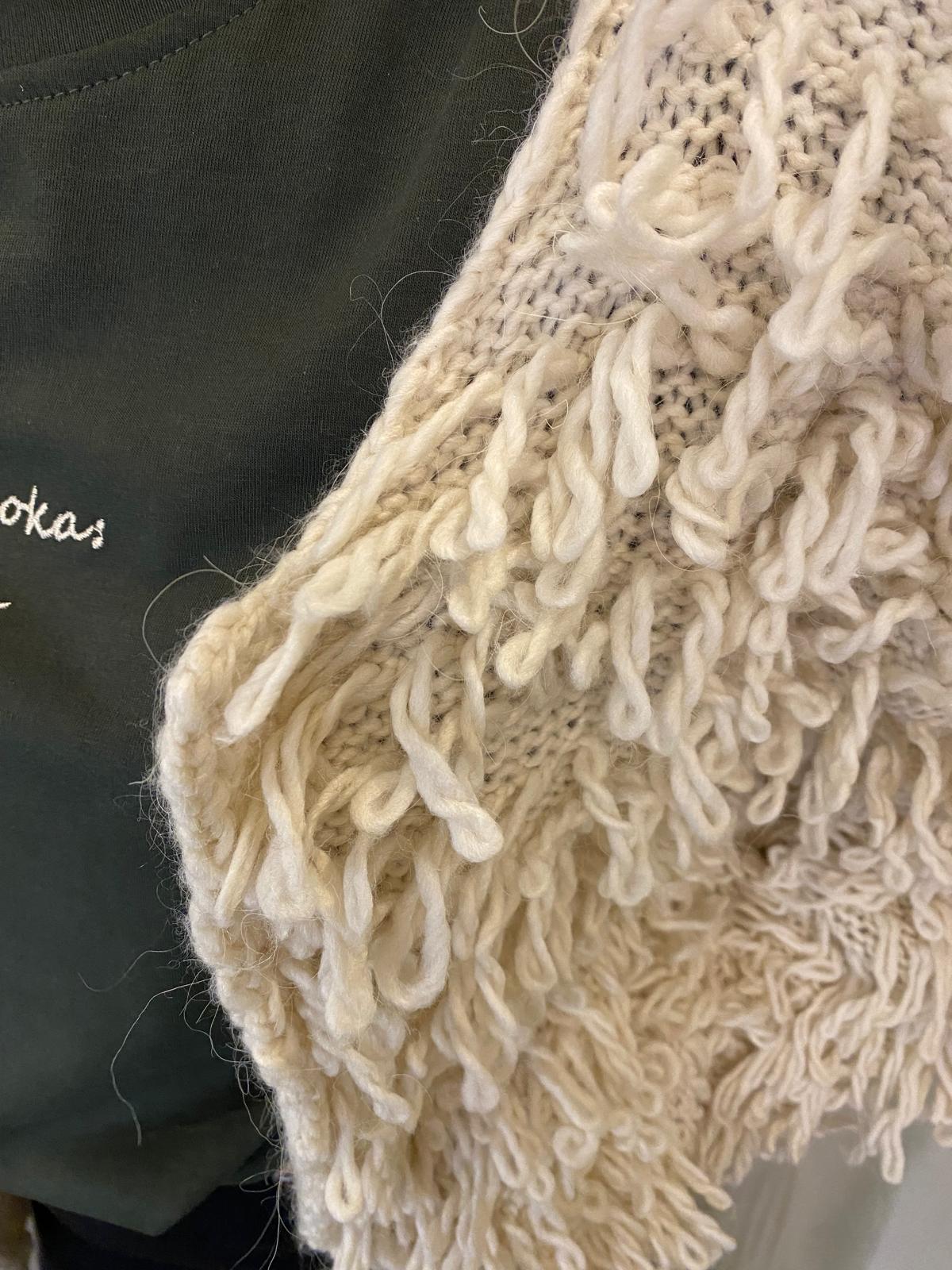 Cardigan effetto pelliccia Kikisix