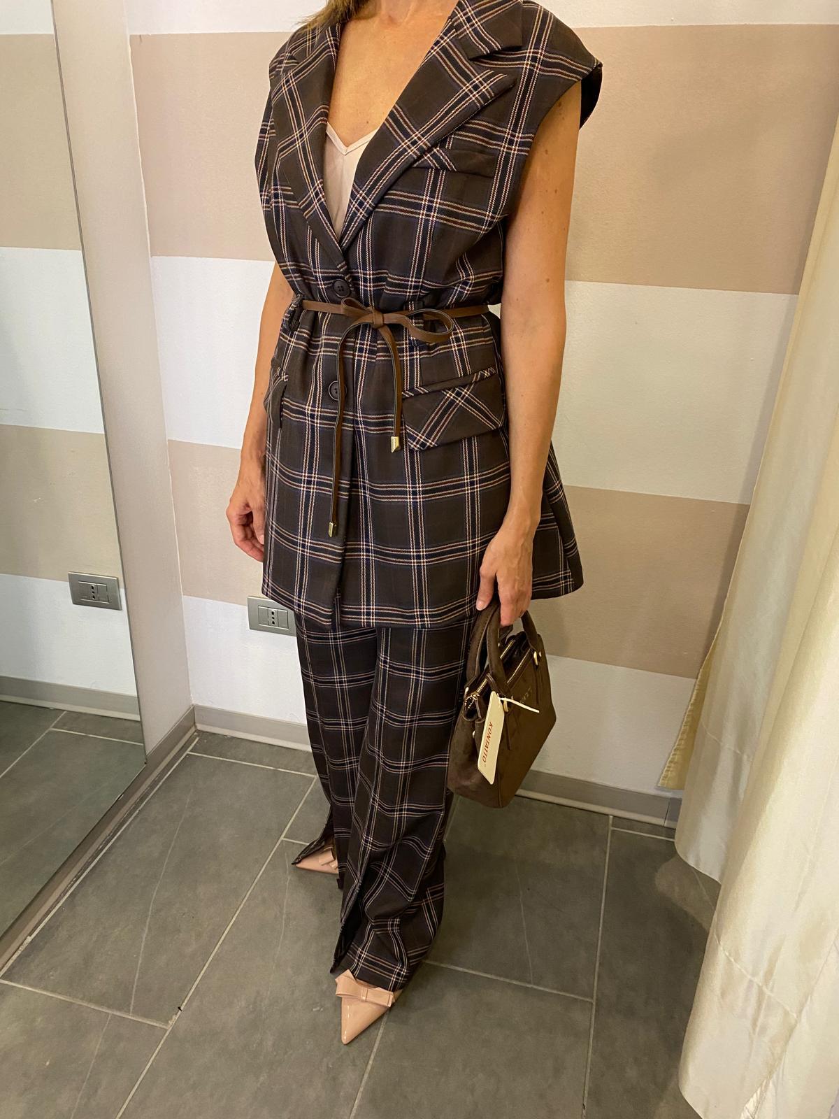 Gilet lungo scozzese KIKISIX