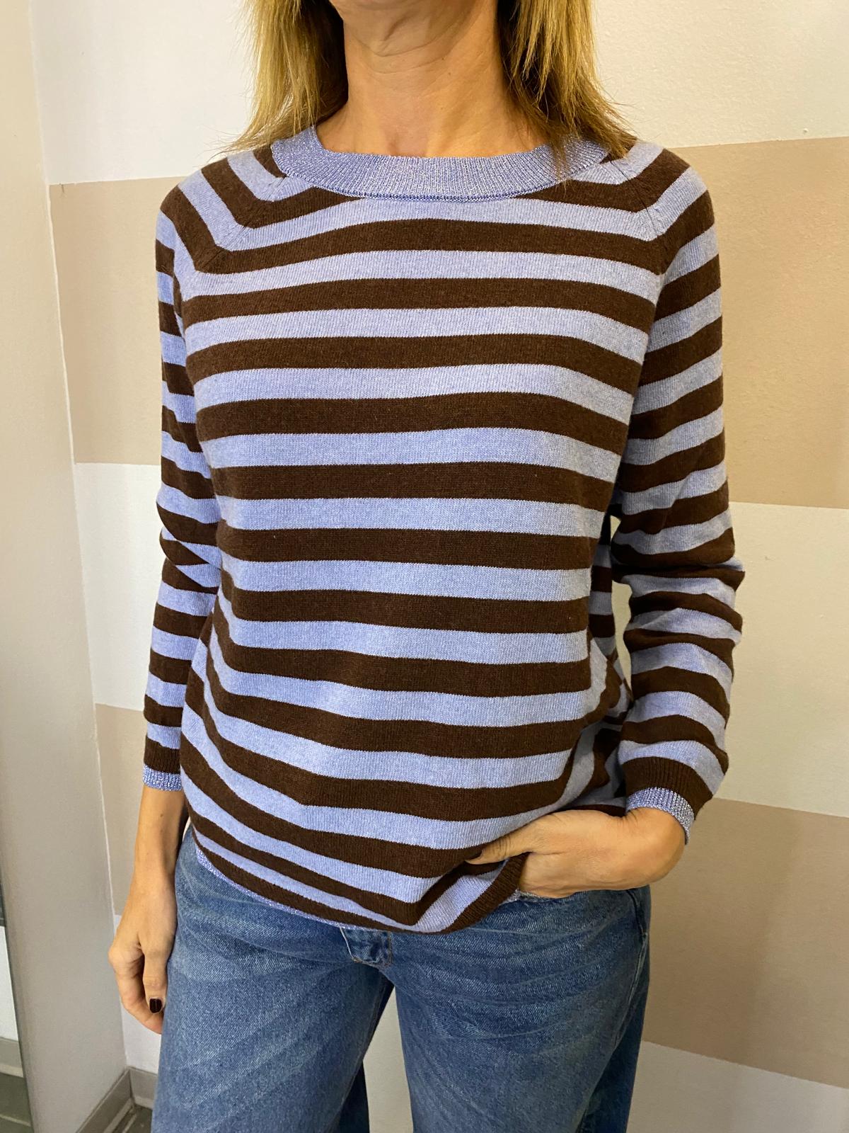 Maglione a righe Kikisix