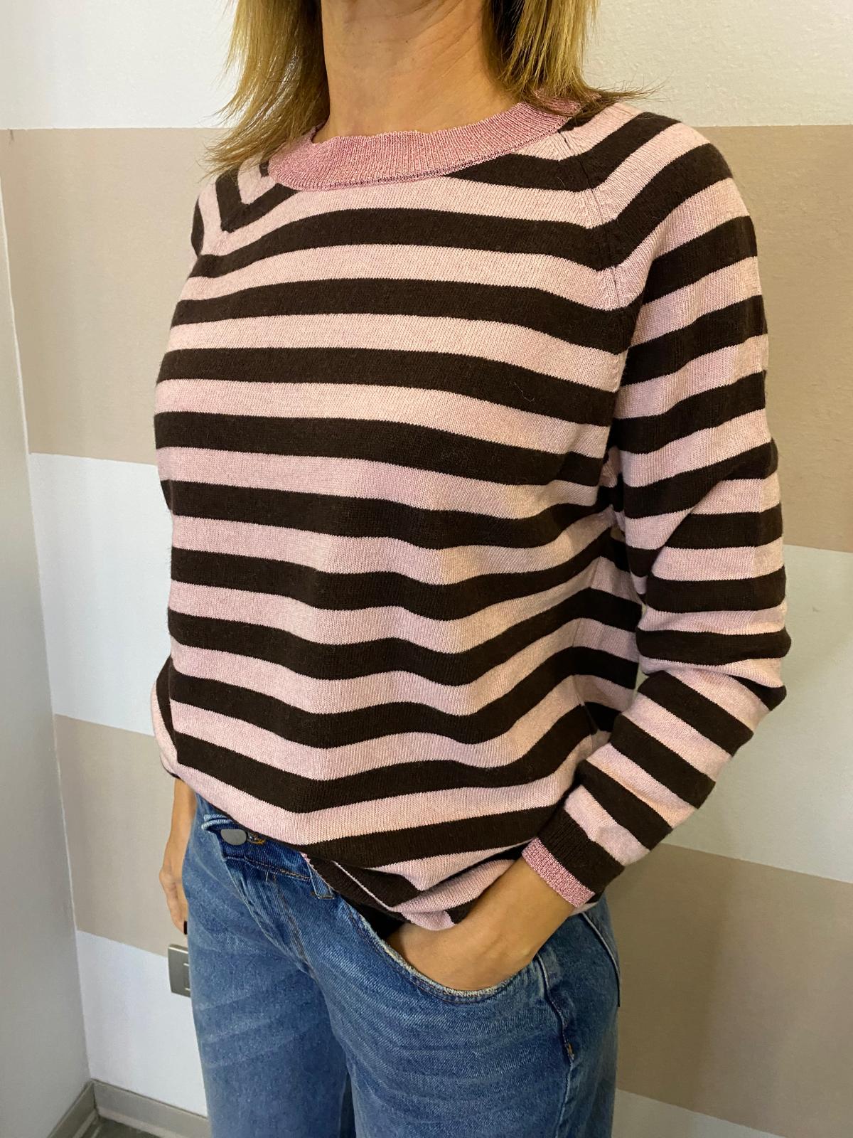 Maglione a righe Kikisix