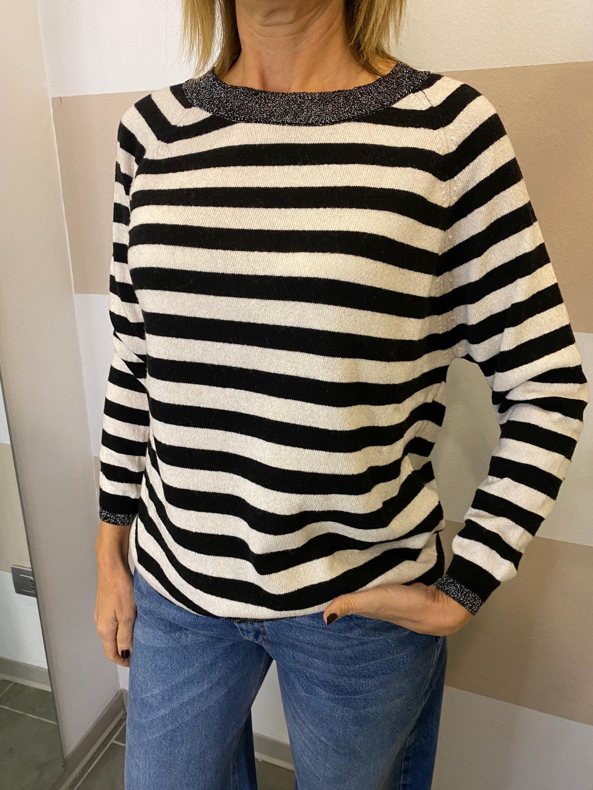 Maglione a righe Kikisix