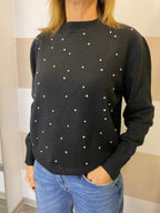 Maglia con strass e perle Youdecide