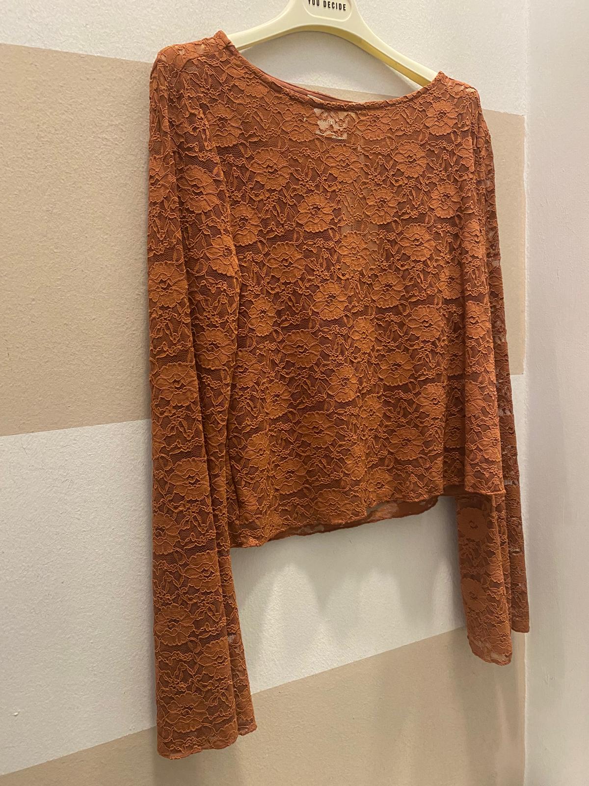 Maglia manica lunga in pizzo Youdecide